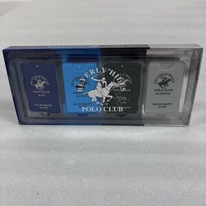 Beverly Hills Polo Club Pocket Collection, 4 Piece Perfume Gift Set for men
